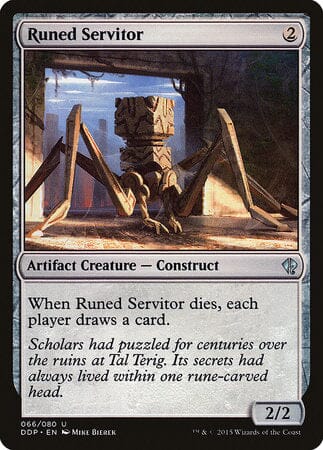 Runed Servitor [Duel Decks: Zendikar vs. Eldrazi] MTG Single Magic: The Gathering  | Multizone: Comics And Games