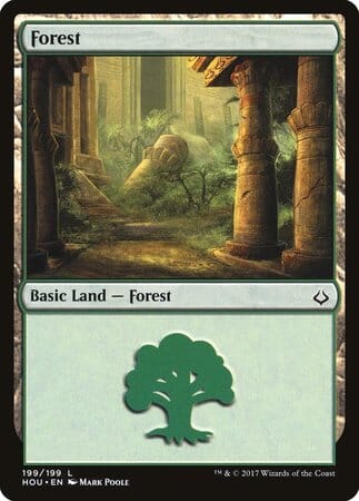 Forest (199) [Hour of Devastation] MTG Single Magic: The Gathering  | Multizone: Comics And Games