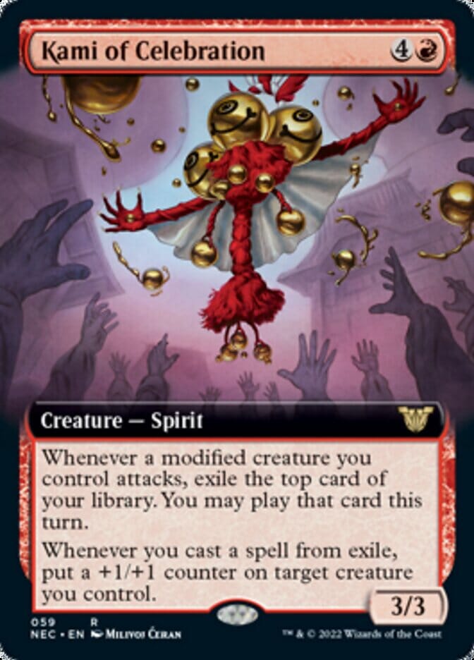 Kami of Celebration (Extended) [Kamigawa: Neon Dynasty Commander] MTG Single Magic: The Gathering  | Multizone: Comics And Games