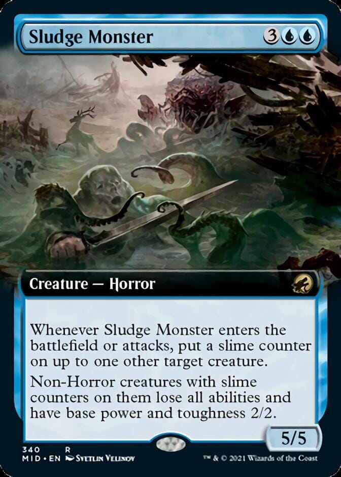 Sludge Monster (Extended) [Innistrad: Midnight Hunt] MTG Single Magic: The Gathering  | Multizone: Comics And Games