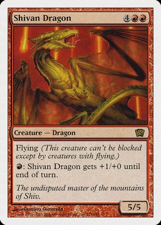 Shivan Dragon [Eighth Edition] MTG Single Magic: The Gathering  | Multizone: Comics And Games