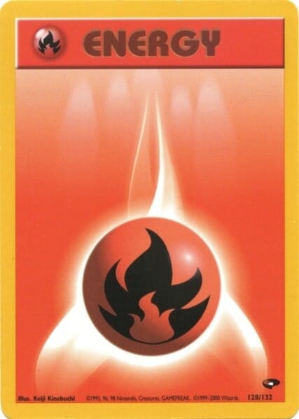 Fire Energy (128/132) [Gym Challenge Unlimited] Pokemon Single Pokémon  | Multizone: Comics And Games
