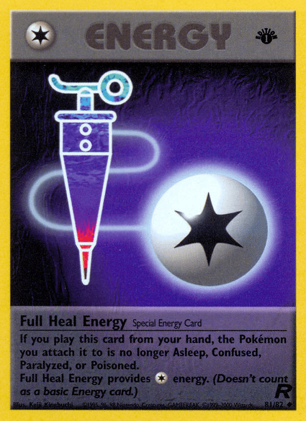 Full Heal Energy (81/82) [Team Rocket 1st Edition] Pokemon Single Pokémon  | Multizone: Comics And Games