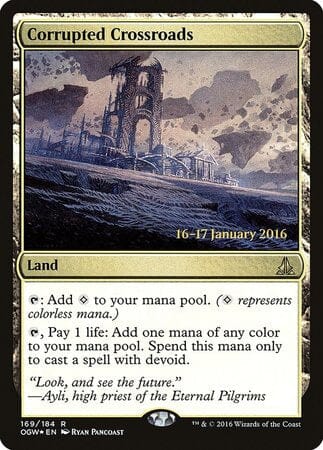 Corrupted Crossroads [Oath of the Gatewatch Promos] MTG Single Magic: The Gathering  | Multizone: Comics And Games