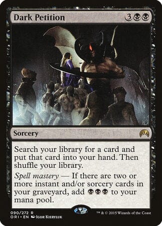 Dark Petition [Magic Origins] MTG Single Magic: The Gathering  | Multizone: Comics And Games