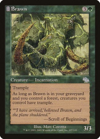 Brawn [Judgment] MTG Single Magic: The Gathering  | Multizone: Comics And Games