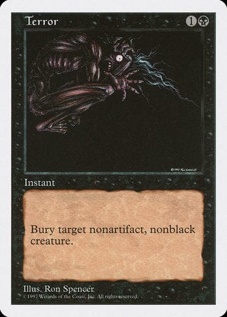 Terror [Fifth Edition] MTG Single Magic: The Gathering  | Multizone: Comics And Games