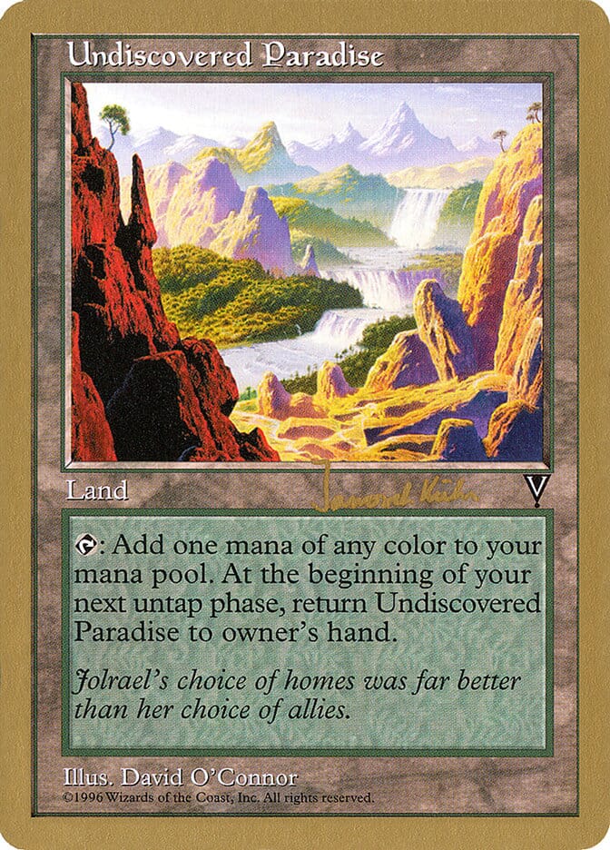 Undiscovered Paradise (Janosch Kuhn) [World Championship Decks 1997] MTG Single Magic: The Gathering  | Multizone: Comics And Games