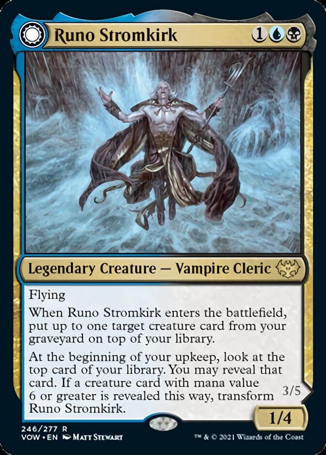 Runo Stromkirk // Krothuss, Lord of the Deep [Innistrad: Crimson Vow] MTG Single Magic: The Gathering  | Multizone: Comics And Games