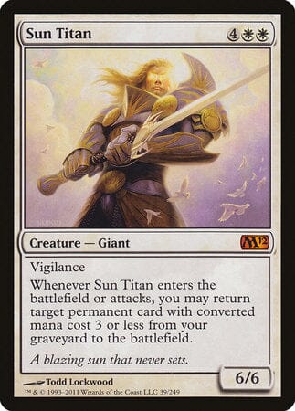 Sun Titan [Magic 2012] MTG Single Magic: The Gathering  | Multizone: Comics And Games