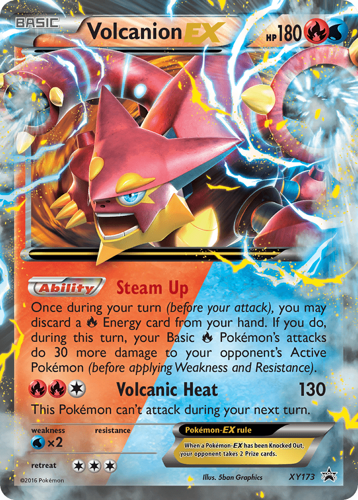 Volcanion EX (XY173) [XY: Black Star Promos] Pokemon Single Pokémon  | Multizone: Comics And Games