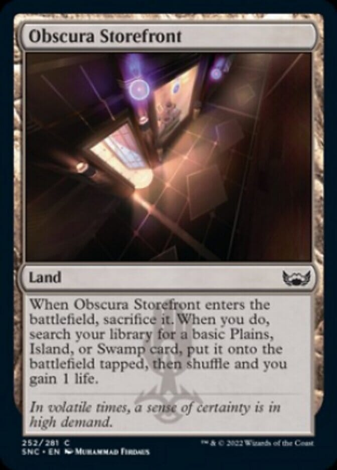 Obscura Storefront [Streets of New Capenna] MTG Single Magic: The Gathering  | Multizone: Comics And Games