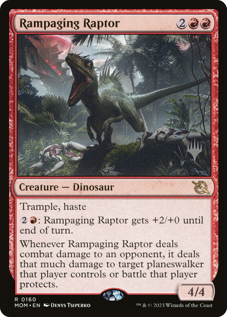 Rampaging Raptor (Promo Pack) [March of the Machine Promos] | Multizone: Comics And Games