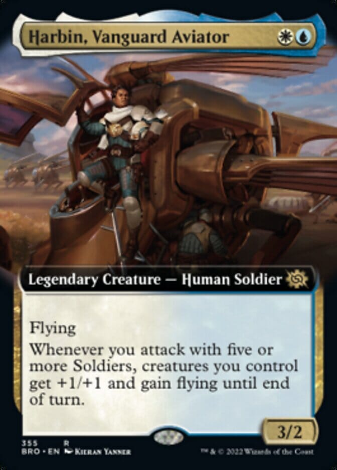 Harbin, Vanguard Aviator (Extended Art) [The Brothers' War] MTG Single Magic: The Gathering  | Multizone: Comics And Games