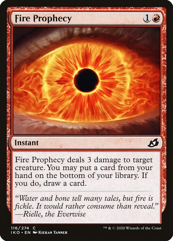 Fire Prophecy [Ikoria: Lair of Behemoths] MTG Single Magic: The Gathering  | Multizone: Comics And Games