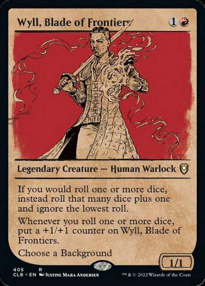 Wyll, Blade of Frontiers (Showcase) [Commander Legends: Battle for Baldur's Gate] MTG Single Magic: The Gathering  | Multizone: Comics And Games