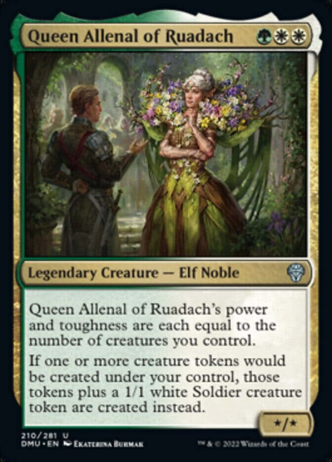 Queen Allenal of Ruadach [Dominaria United] MTG Single Magic: The Gathering  | Multizone: Comics And Games
