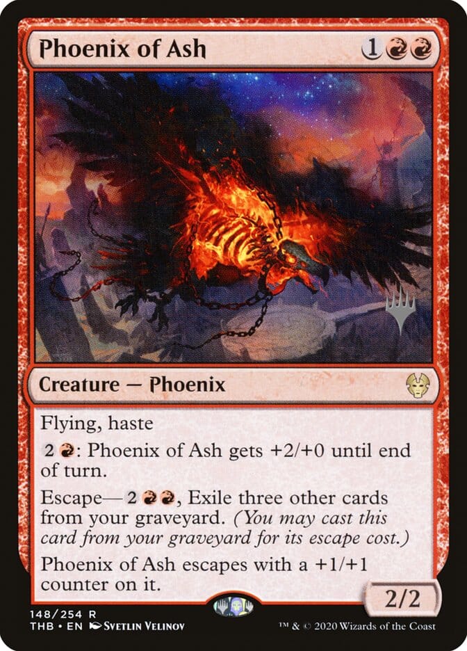 Phoenix of Ash (Promo Pack) [Theros Beyond Death Promos] MTG Single Magic: The Gathering  | Multizone: Comics And Games