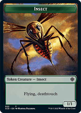 Insect // Cat Double-Sided Token [Starter Commander Decks] MTG Single Magic: The Gathering  | Multizone: Comics And Games