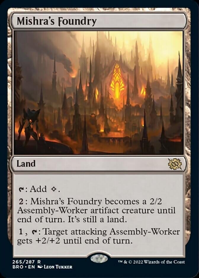 Mishra's Foundry [The Brothers' War] MTG Single Magic: The Gathering  | Multizone: Comics And Games