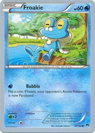 Froakie (38/122) (Ninja Blitz - Cody Walinski) [World Championships 2016] Pokemon Single Pokémon  | Multizone: Comics And Games