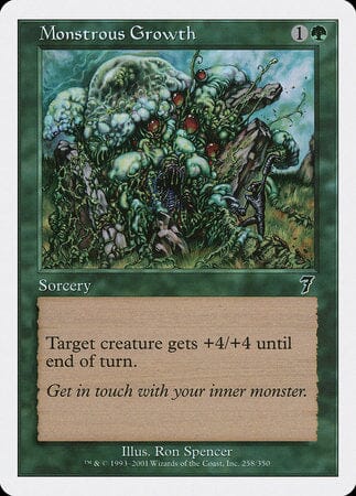 Monstrous Growth [Seventh Edition] MTG Single Magic: The Gathering  | Multizone: Comics And Games