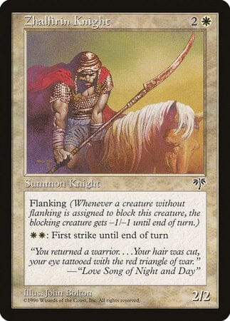 Zhalfirin Knight [Mirage] MTG Single Magic: The Gathering  | Multizone: Comics And Games