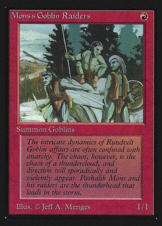 Mons's Goblin Raiders (CE) [Collectors’ Edition] MTG Single Magic: The Gathering  | Multizone: Comics And Games
