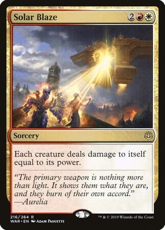 Solar Blaze [War of the Spark] MTG Single Magic: The Gathering  | Multizone: Comics And Games