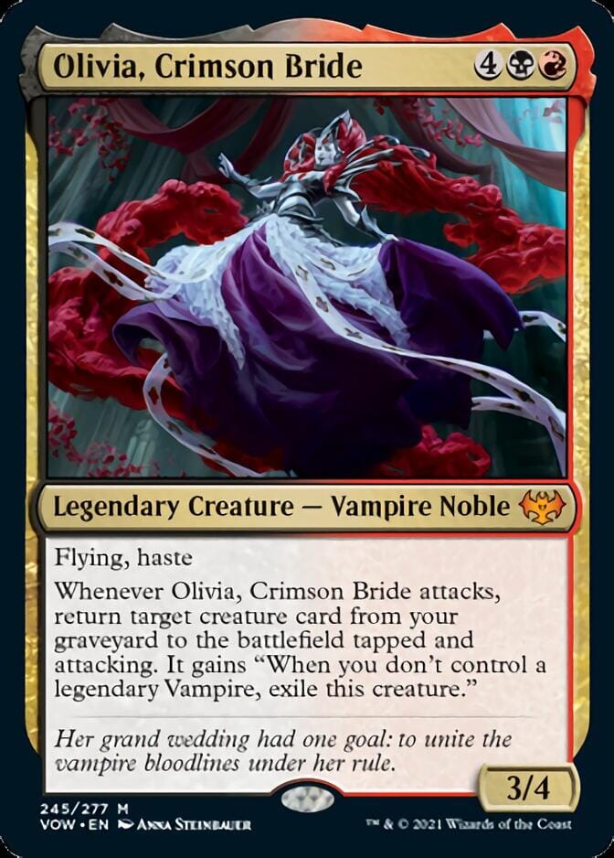 Olivia, Crimson Bride [Innistrad: Crimson Vow] MTG Single Magic: The Gathering  | Multizone: Comics And Games