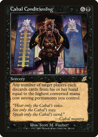 Cabal Conditioning [Scourge] MTG Single Magic: The Gathering  | Multizone: Comics And Games