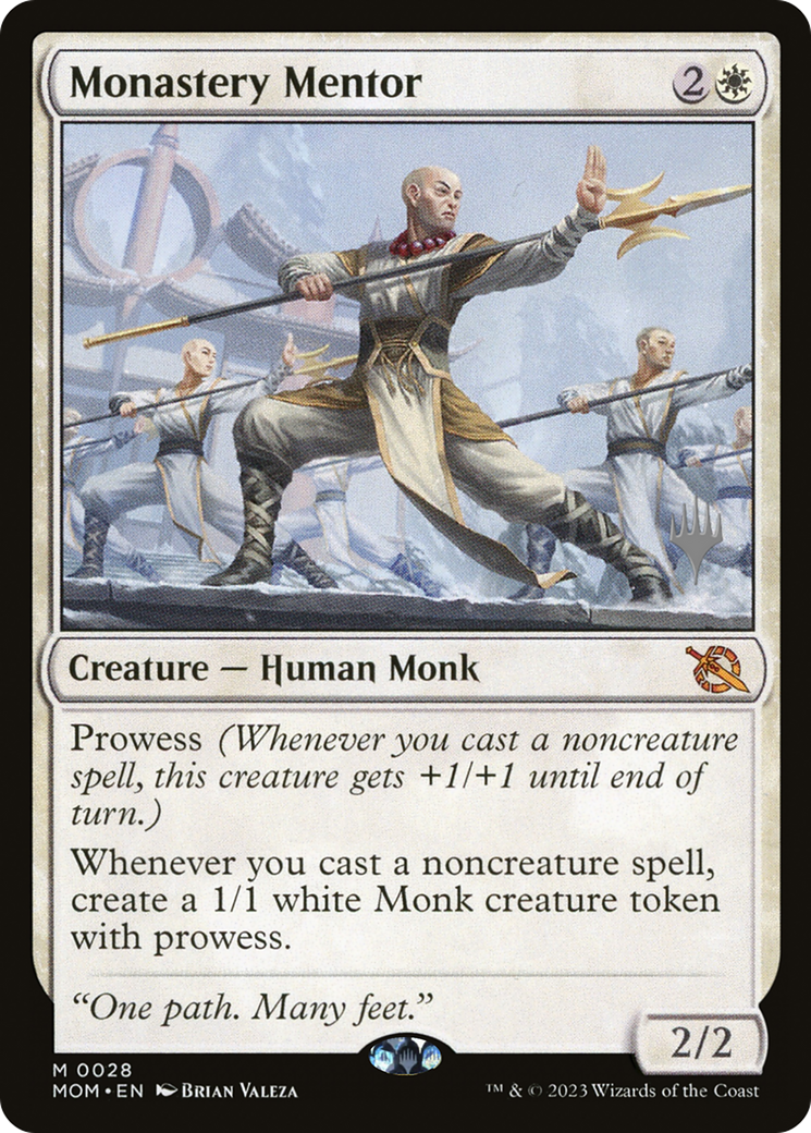 Monastery Mentor (Promo Pack) [March of the Machine Promos] | Multizone: Comics And Games