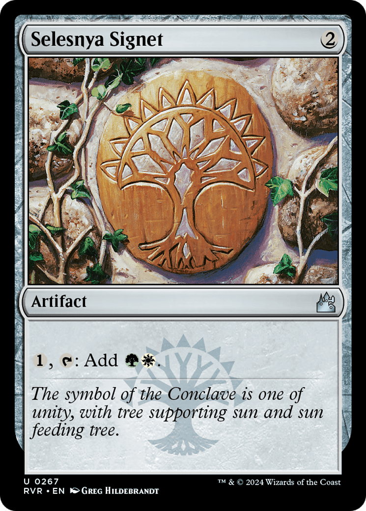 Selesnya Signet [Ravnica Remastered] MTG Single Magic: The Gathering  | Multizone: Comics And Games