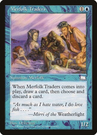 Merfolk Traders [Weatherlight] MTG Single Magic: The Gathering  | Multizone: Comics And Games