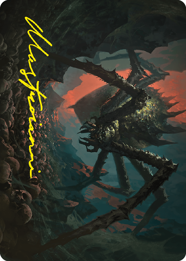 Shelob, Child of Ungoliant Art Card (Gold-Stamped Signature) [The Lord of the Rings: Tales of Middle-earth Art Series] MTG Single Magic: The Gathering  | Multizone: Comics And Games