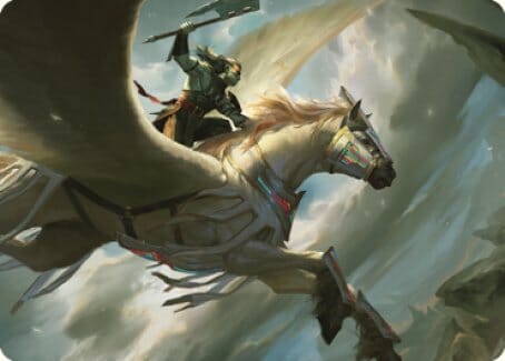 Cleaving Skyrider Art Card [Dominaria United Art Series] MTG Single Magic: The Gathering  | Multizone: Comics And Games