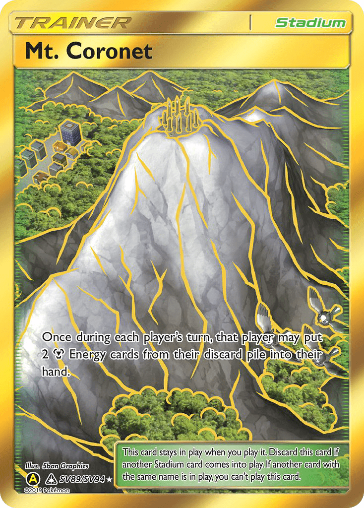 Mt. Coronet (SV89/SV94) [Sun & Moon: Hidden Fates - Shiny Vault] Pokemon Single Pokémon  | Multizone: Comics And Games