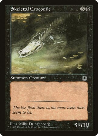 Skeletal Crocodile [Portal] MTG Single Magic: The Gathering  | Multizone: Comics And Games