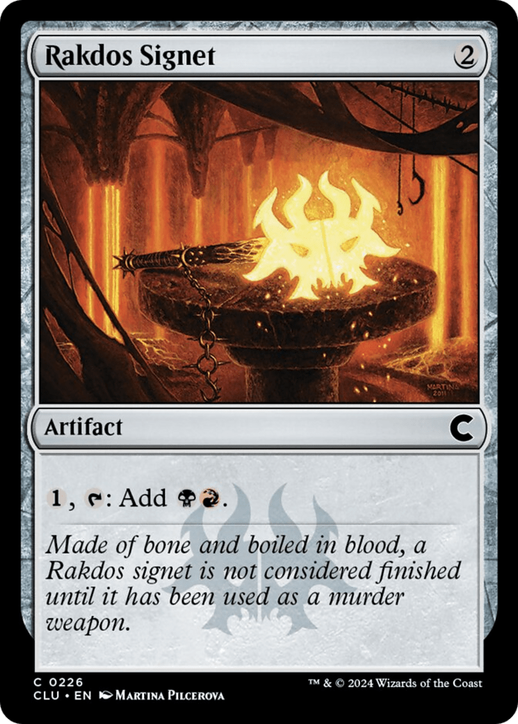 Rakdos Signet [Ravnica: Clue Edition] MTG Single Magic: The Gathering  | Multizone: Comics And Games