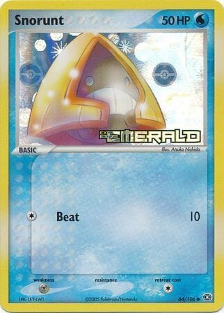 Snorunt (64/106) (Stamped) [EX: Emerald] Pokemon Single Pokémon  | Multizone: Comics And Games