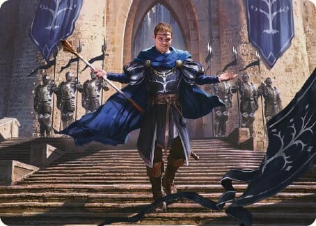 Faramir, Steward of Gondor Art Card [The Lord of the Rings: Tales of Middle-earth Art Series] MTG Single Magic: The Gathering  | Multizone: Comics And Games