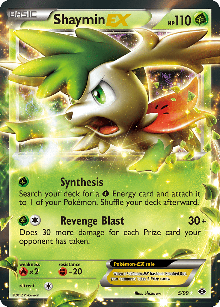 Shaymin EX (5/99) [Black & White: Next Destinies] Pokemon Single Pokémon  | Multizone: Comics And Games