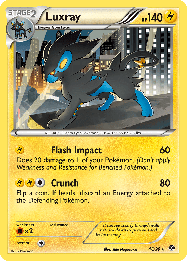 Luxray (46/99) [Black & White: Next Destinies] Pokemon Single Pokémon  | Multizone: Comics And Games