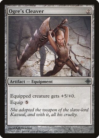 Ogre's Cleaver [Rise of the Eldrazi] MTG Single Magic: The Gathering  | Multizone: Comics And Games