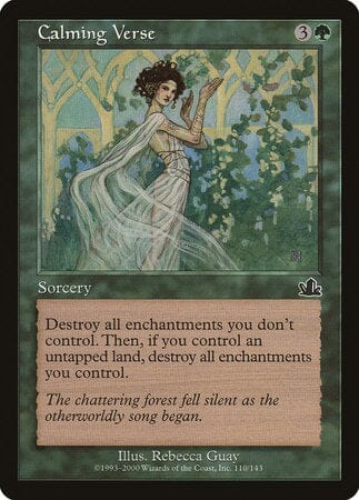 Calming Verse [Prophecy] MTG Single Magic: The Gathering  | Multizone: Comics And Games