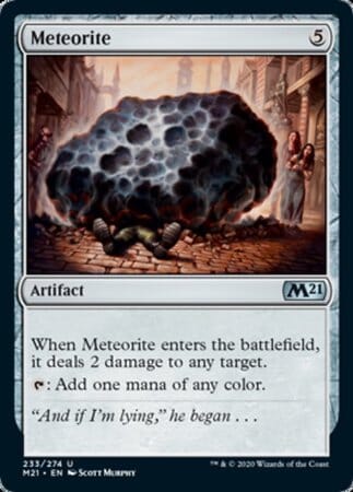 Meteorite [Core Set 2021] MTG Single Magic: The Gathering  | Multizone: Comics And Games