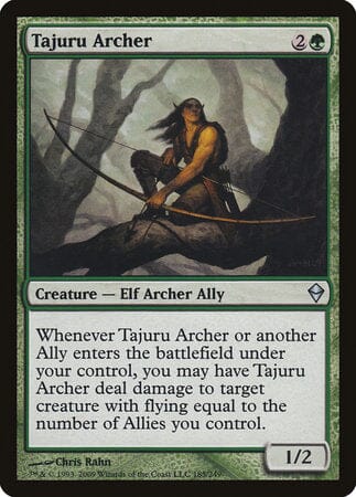Tajuru Archer [Zendikar] MTG Single Magic: The Gathering  | Multizone: Comics And Games