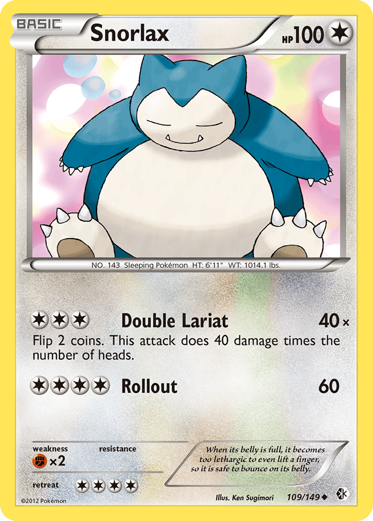 Snorlax (109/149) [Black & White: Boundaries Crossed] Pokemon Single Pokémon  | Multizone: Comics And Games