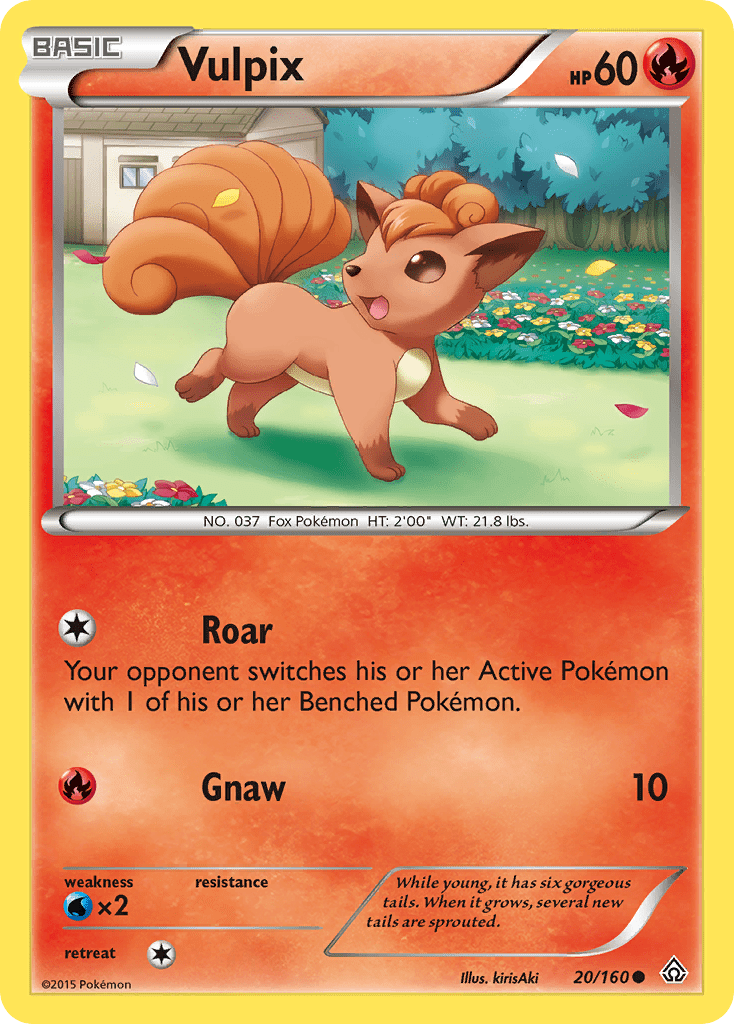 Vulpix (20/160) [XY: Primal Clash] Pokemon Single Pokémon  | Multizone: Comics And Games