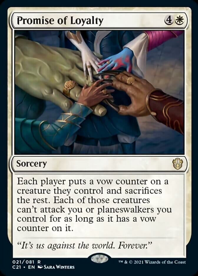 Promise of Loyalty [Commander 2021] MTG Single Magic: The Gathering  | Multizone: Comics And Games